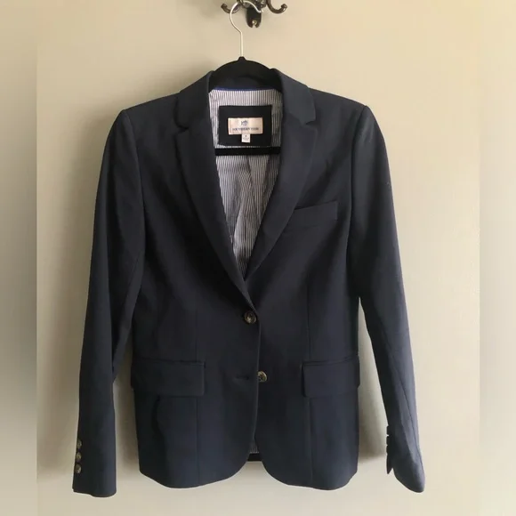 Southern Tide Navy Textured Blazer - Picture 2 of 14